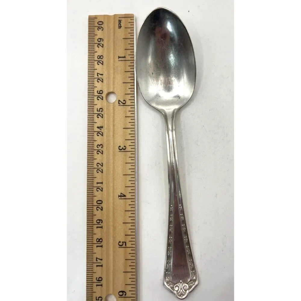 Antique Rogers Bros 1847 Silverplate Spoon 1916 Hampden Pattern 6 Inches